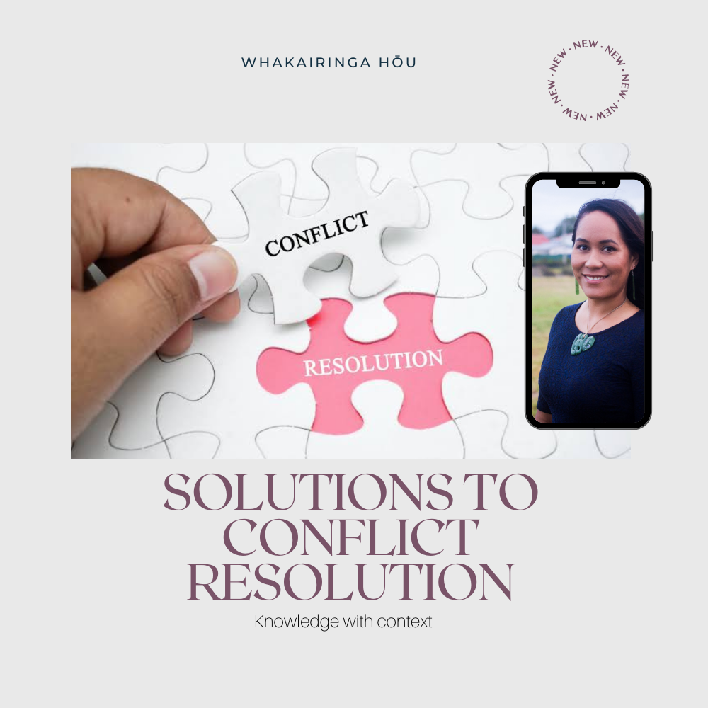 Solutions to Conflict Resolution
